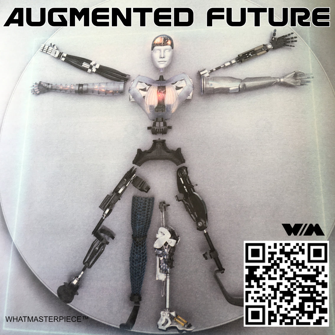AUGMENTED FUTURE HOLOGRAPHIC STICKER