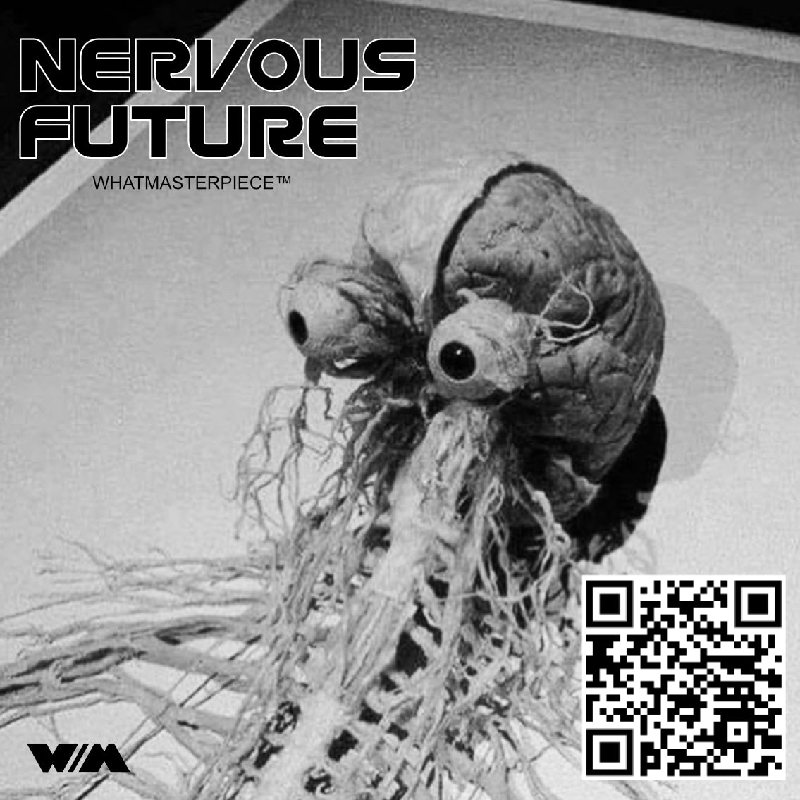 NERVOUS FUTURE HOLOGRAPHIC STICKER