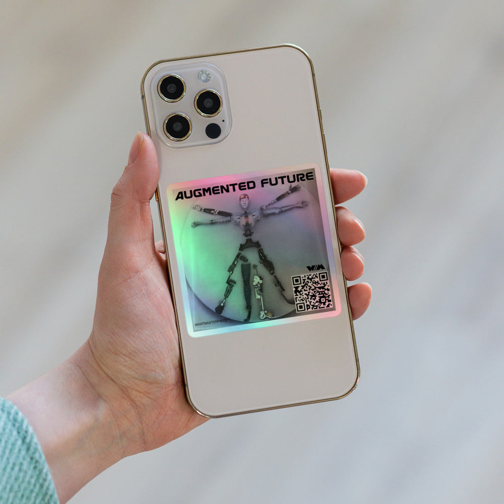 AUGMENTED FUTURE HOLOGRAPHIC STICKER